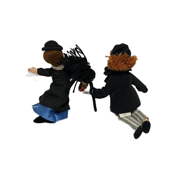 The Disney Store Mary Poppins Bert 8” Bean Bag Stuffed Plush Lot Of 2 - Picture 5 of 7